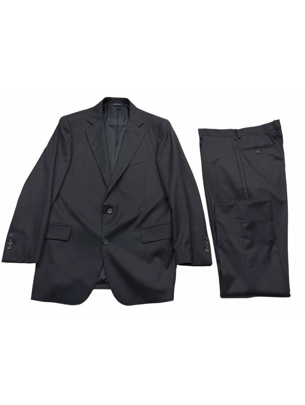 Brooks Brothers 1818 Classic Fit Wool 2 Piece Suit Navy Size 40 R | 34 W